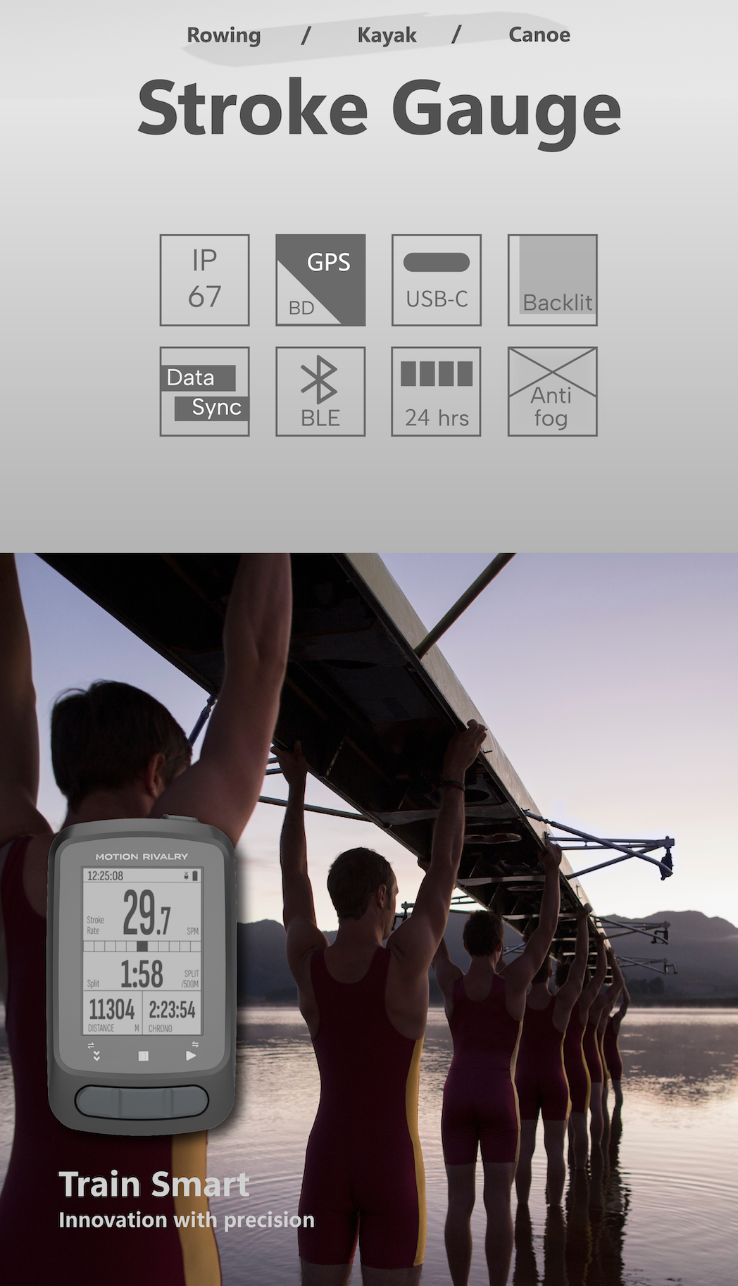 Rival Insight Pro: Rowing & Kayak Advance Performance Monitor